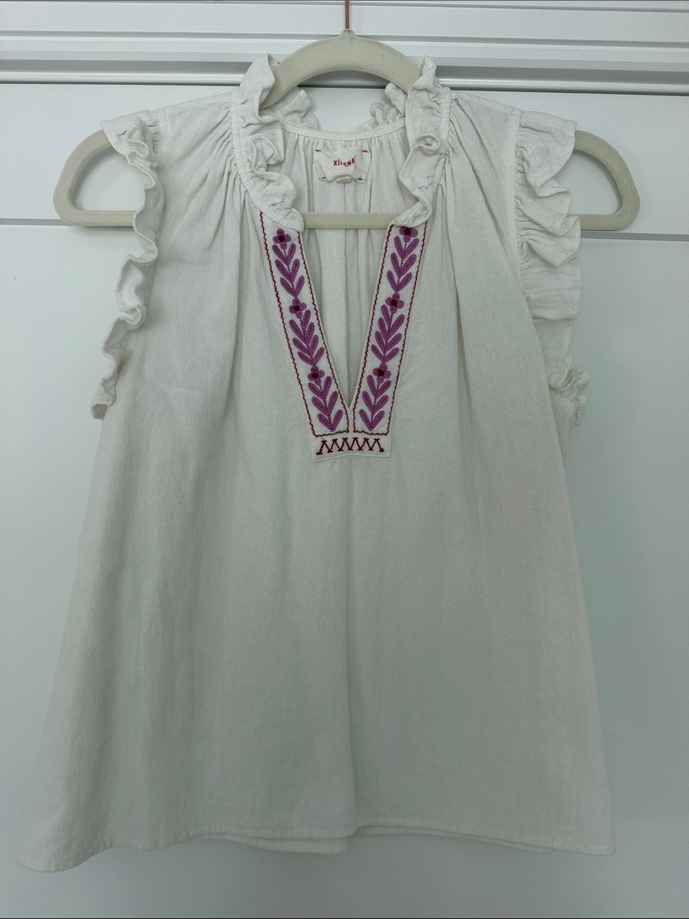 Xirena Embroidered Tank